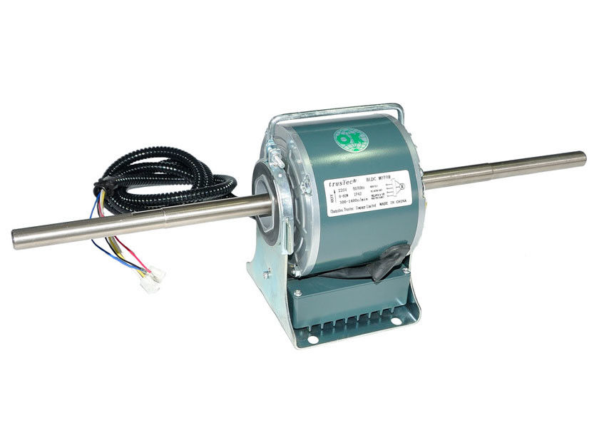 Double Shaft BLDC Fan Motor / 3 Speed Fan Motor for Air Conditioning