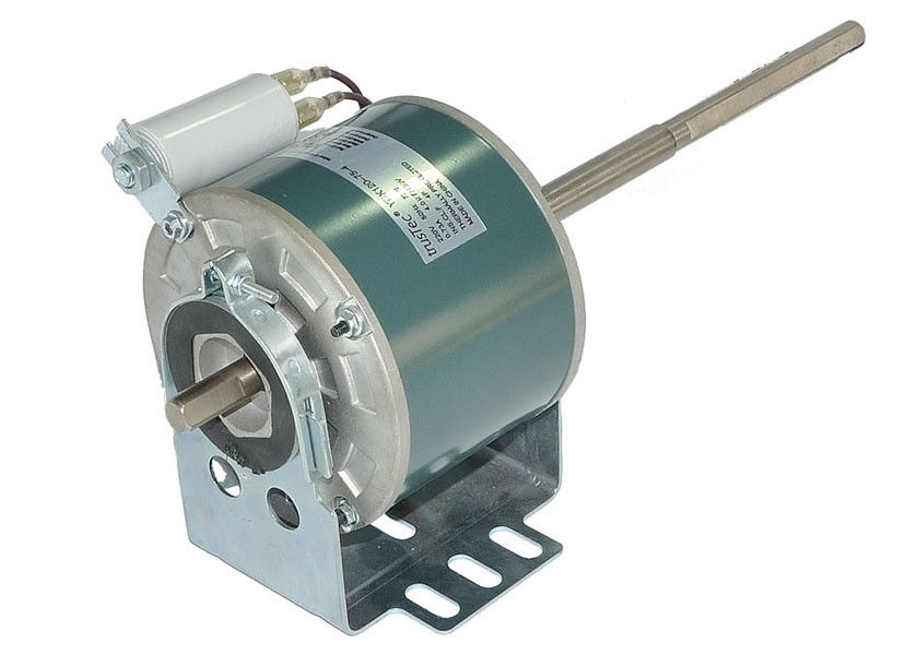 Air Conditioning Fan Coil Motor 1.0 uF Capacitance Double Shaft Flat