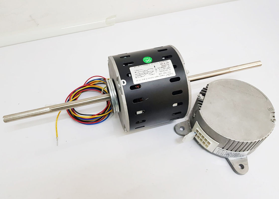Brushless DC / EC Fan Motor , Durable Double Shaft Fan Coil Motor 220V 250W