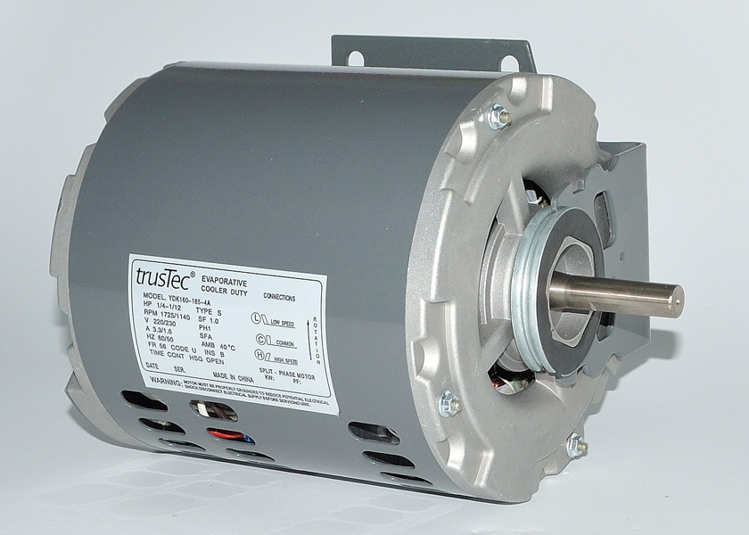 Single Phase IP44 / IP54 Asynchronous AC Air Cooler Motor With 2000 Air