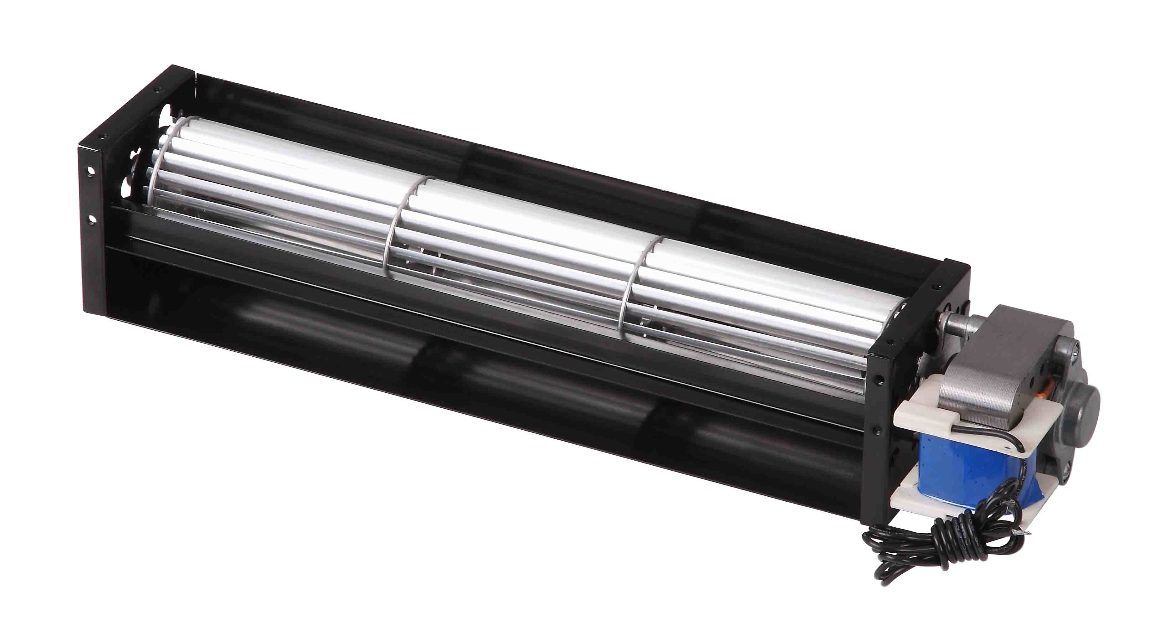 AC220v 50hz Cross Flow Blower Aluminum Impeller Steel Housing , 186 M³