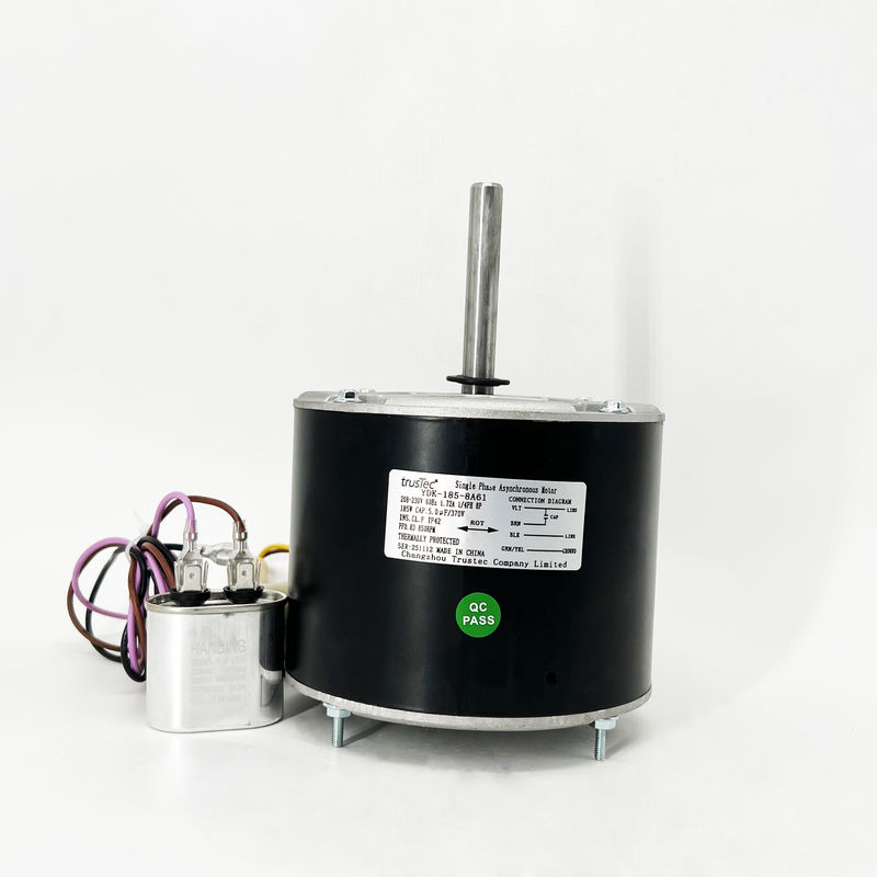 AC 48 Frame  Condenser Fan Motor - 1/4HP 185W 208-230V 60HZ 850RPM