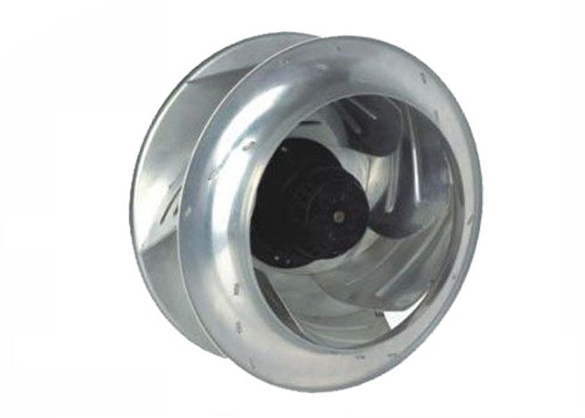AC 220V Backward Inclined Centrifugal Fan Blades With Capacitor Running Outer Rotor Motor
