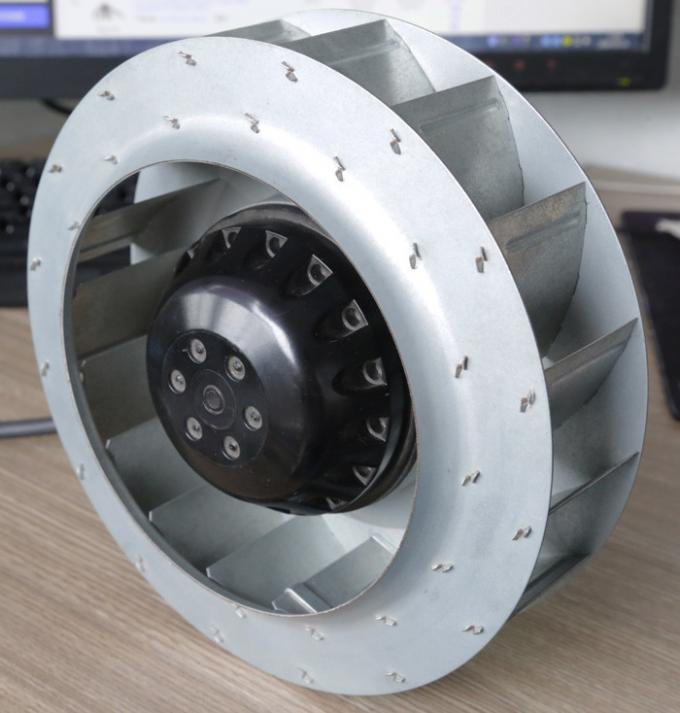 Outer Rotor Motor Backward Curved Centrifugal Blower Fan With Steel